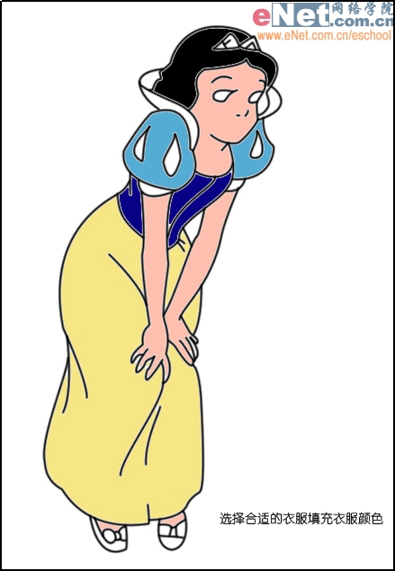 鼠绘迪士尼经典卡通角色之白雪公主
