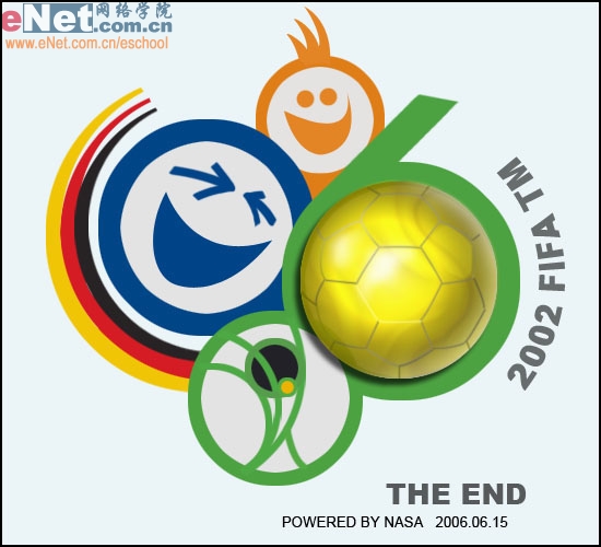 Photoshop打造2006德国世界杯LOGO