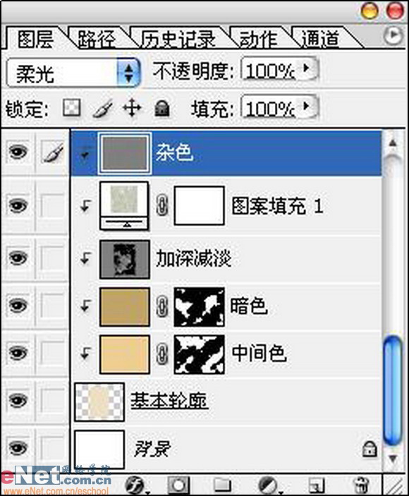 PS制作一张老海报