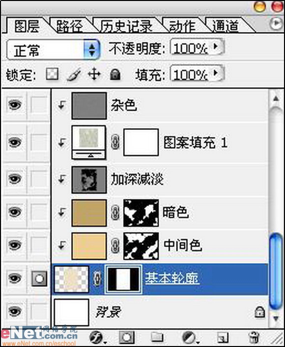 PS制作一张老海报